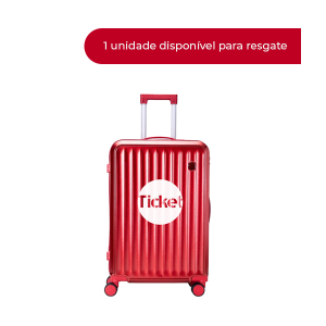 Mala de Viagem Vermelha - Ticket
