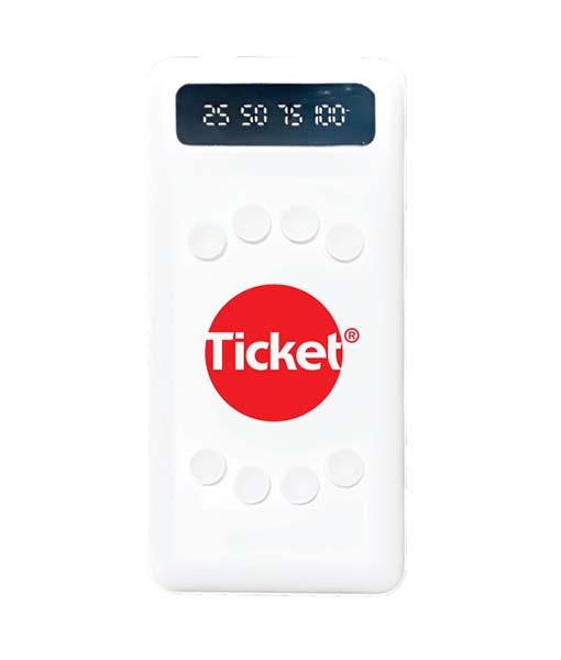 Carregador Power Bank Branco - Ticket