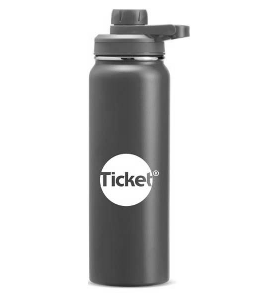 Garrafa Termica Vermelha Inox - Ticket [ESGOTADO]