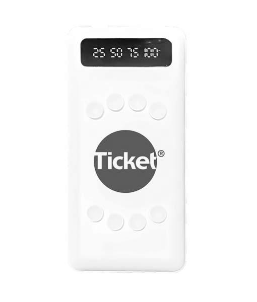 Carregador Power Bank Branco - Ticket [ESGOTADO]